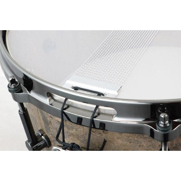 Canopus Patina Solid Brass Snare Drum 14x6.5 - Drum Center Of Portsmouth