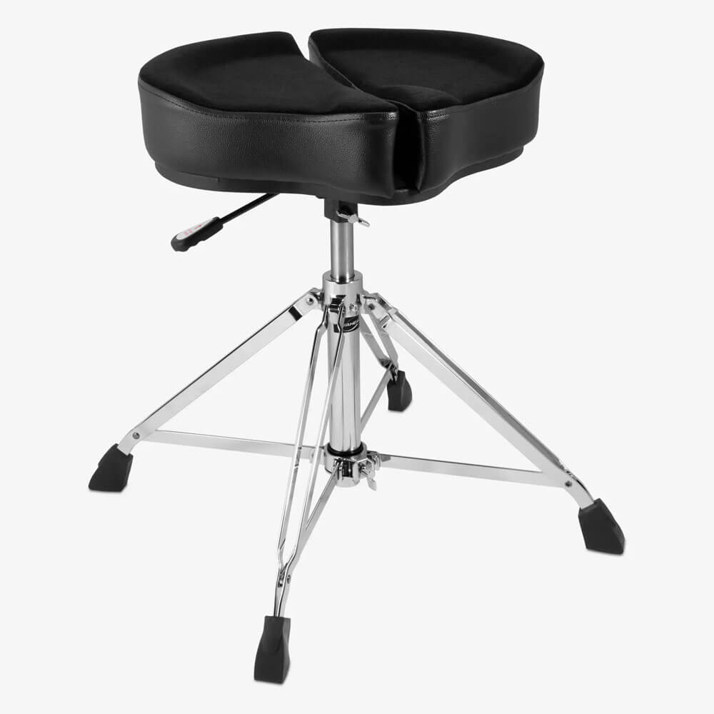Ahead Spinal G-Drum Throne Black Saddle 4-Leg w/Hydraulic Lift Base - Drum Center Of Portsmouth