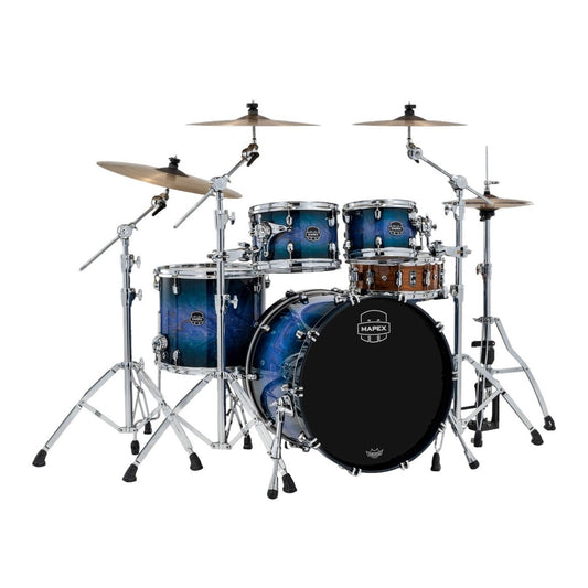 Mapex Saturn VI Rock 4pc Drum Set 22/10/12/16 Cobalt Burst - Drum Center Of Portsmouth
