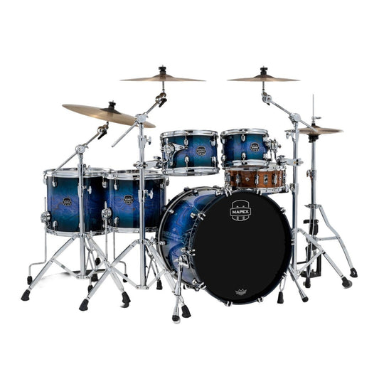 Mapex Saturn VI Studioease 5pc Drum Set 22/10/12/14/16 Cobalt Burst - Drum Center Of Portsmouth