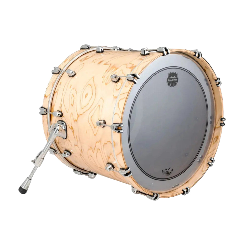 Mapex Saturn VI Bass Drum 22x18 Exotic Natural Burl - Drum Center Of Portsmouth