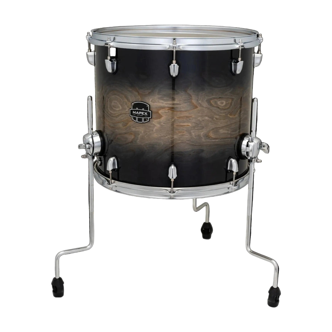 Mapex Saturn VI Floor Tom 16x14 Black Ink Burst - Drum Center Of Portsmouth