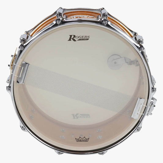 Rogers SuperTen Wood Shell Snare Drum 14x6.5 Gold Sparkle - Drum Center Of Portsmouth