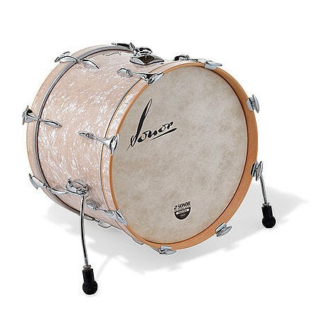 Sonor Vintage Bass Drum w/Mount Bracket Vintage Pearl 18x14 - Drum Center Of Portsmouth