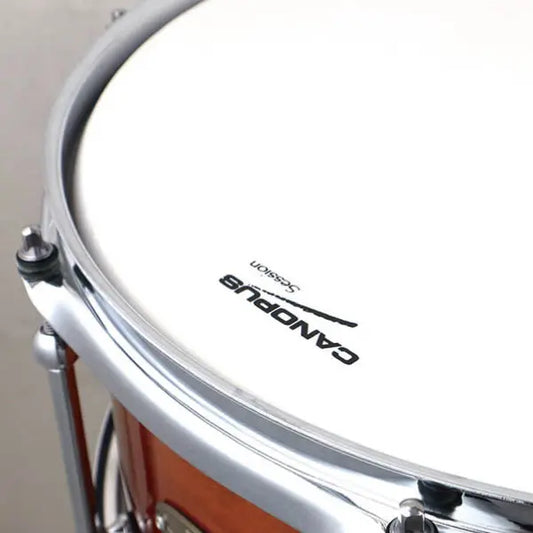 Canopus Session Superior Snare Drum 14x6.5 Russet Brown Fade - Drum Center Of Portsmouth