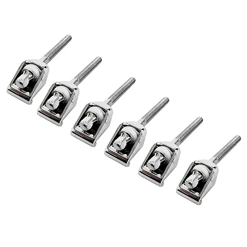 Pearl T062F/6 Tension Rods w/Claws 52mm for Single Flanged Hoops, 6-pack