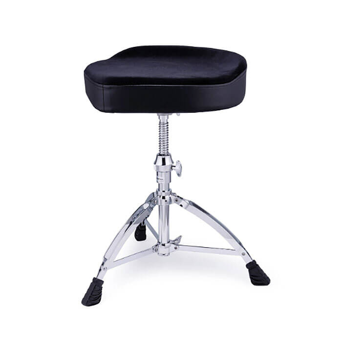 Mapex T685 Drum Throne w/Saddle Style Black Cloth Top & Threaded Spindle