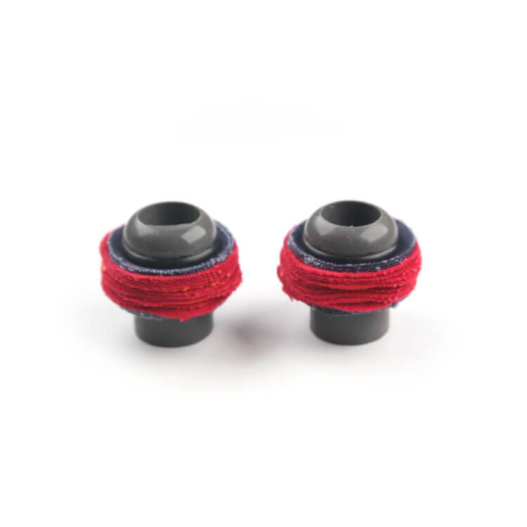 Tackle LowTops Stick-to-Mallet Converter Tips, Stacked Flannel/Canvas - Drum Center Of Portsmouth
