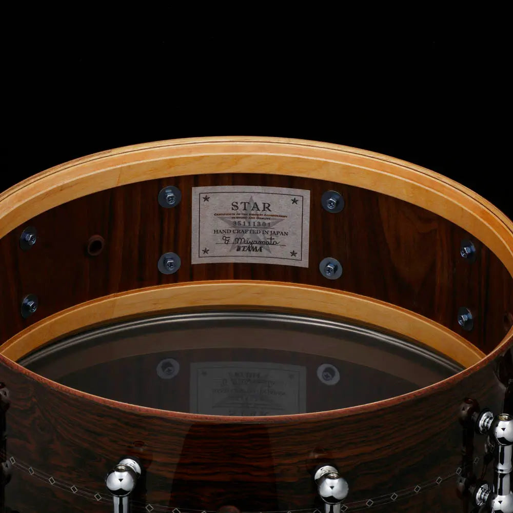 Tama Star Reserve Bubinga/Walnut Snare Drum 14x5 Gloss Cordia - Drum Center Of Portsmouth