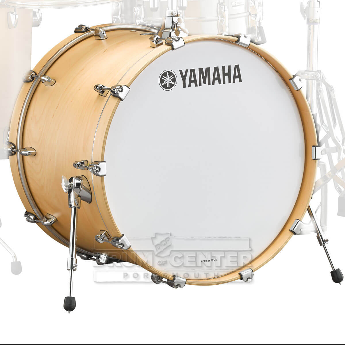 Yamaha Tour Custom Maple Bass Drum 22x16 Butterscotch Satin - Drum Center Of Portsmouth