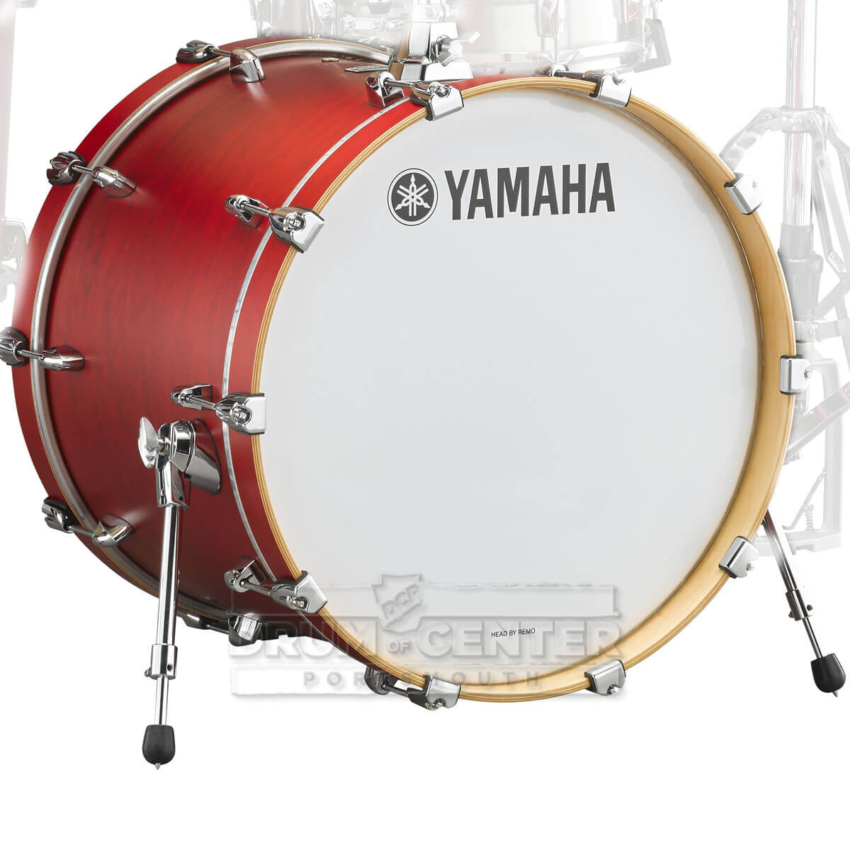 Yamaha Tour Custom Maple Bass Drum 22x16 Candy Apple Satin - Drum Center Of Portsmouth