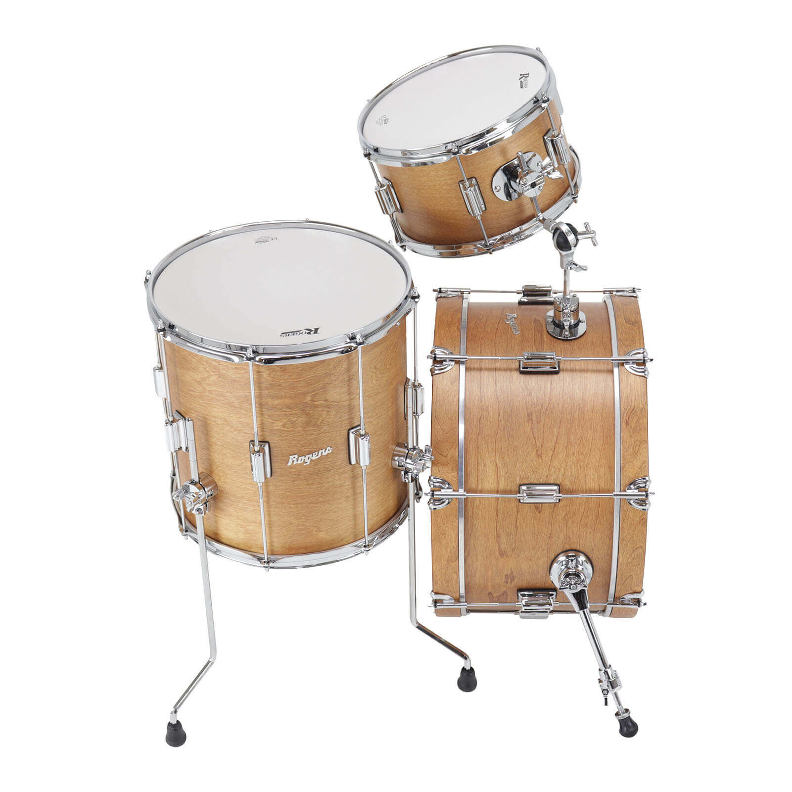 Rogers Tower Uptown 3pc Drum Set Satin Birch - Drum Center Of Portsmouth