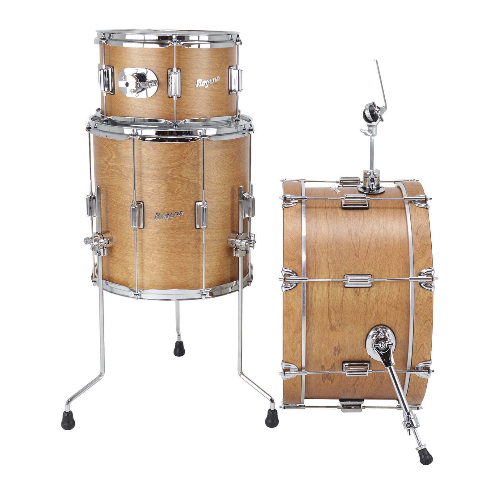 Rogers Tower Uptown 3pc Drum Set Satin Birch - Drum Center Of Portsmouth
