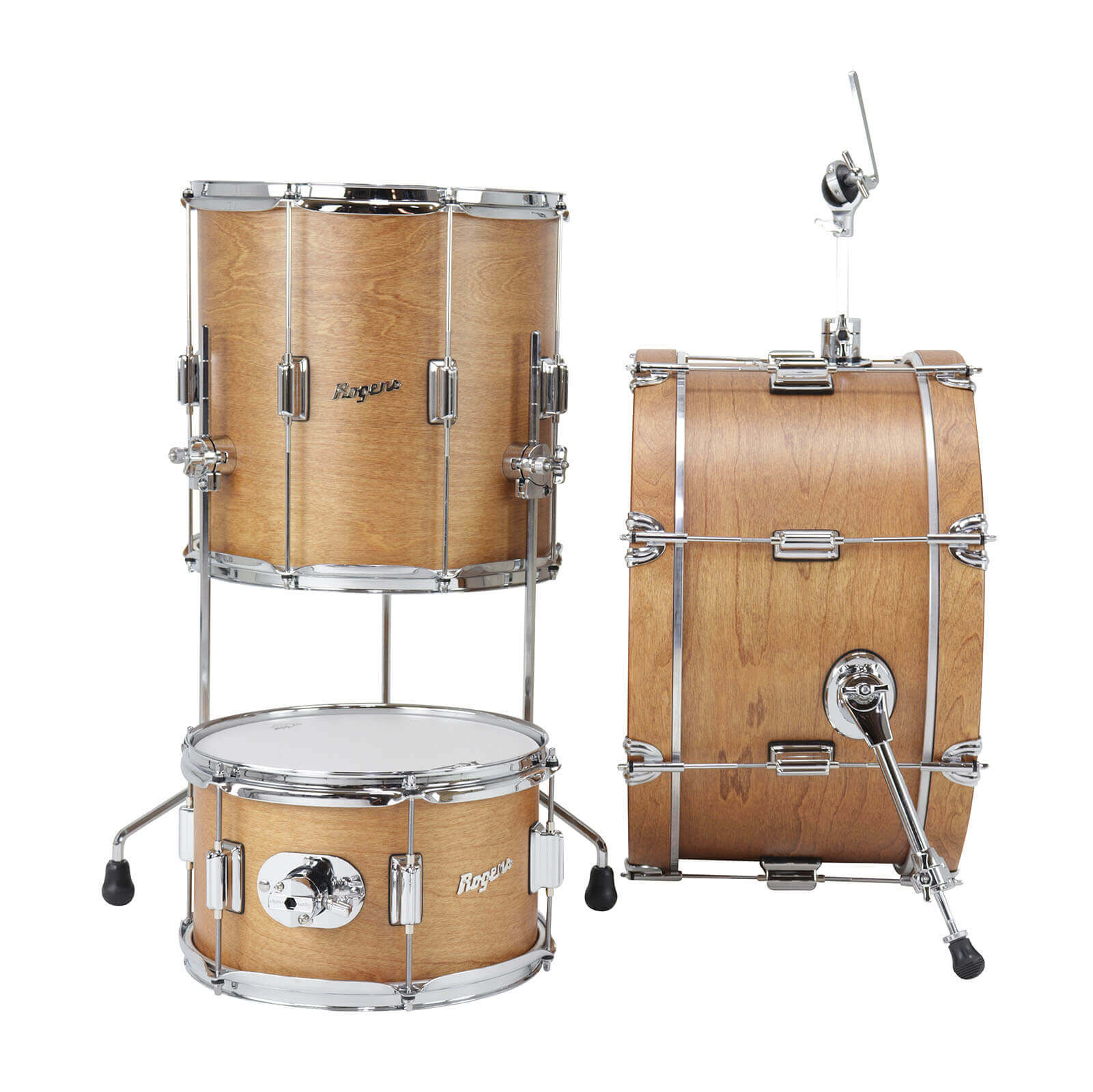 Rogers Tower Uptown 3pc Drum Set Satin Birch - Drum Center Of Portsmouth