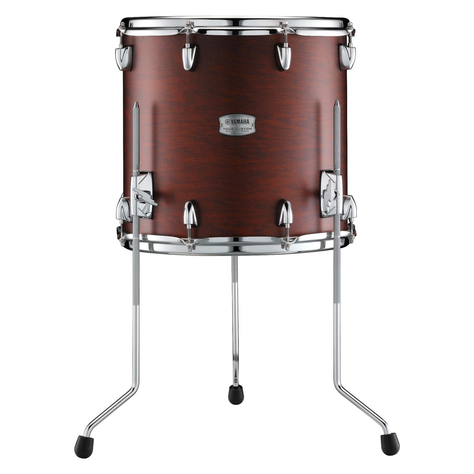 Yamaha Tour Custom Maple Floor Tom 16x15 Chocolate Satin - Drum Center Of Portsmouth