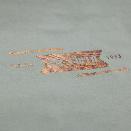 Vic Firth Limited Edition Woodgrain T-Shirt Sage, Large - Drum Center Of Portsmouth