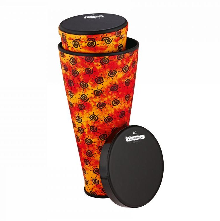 Meinl VivaRhythm Soft Sound Series Set Pre-tuned Napa Head Stack Drum Set Set Sunshine Finish - Drum Center Of Portsmouth