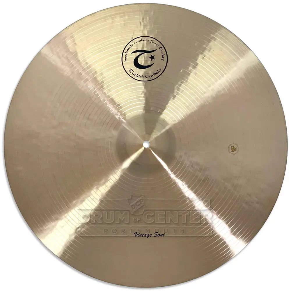 Turkish Vintage Soul Ride Cymbal 22" - Drum Center Of Portsmouth