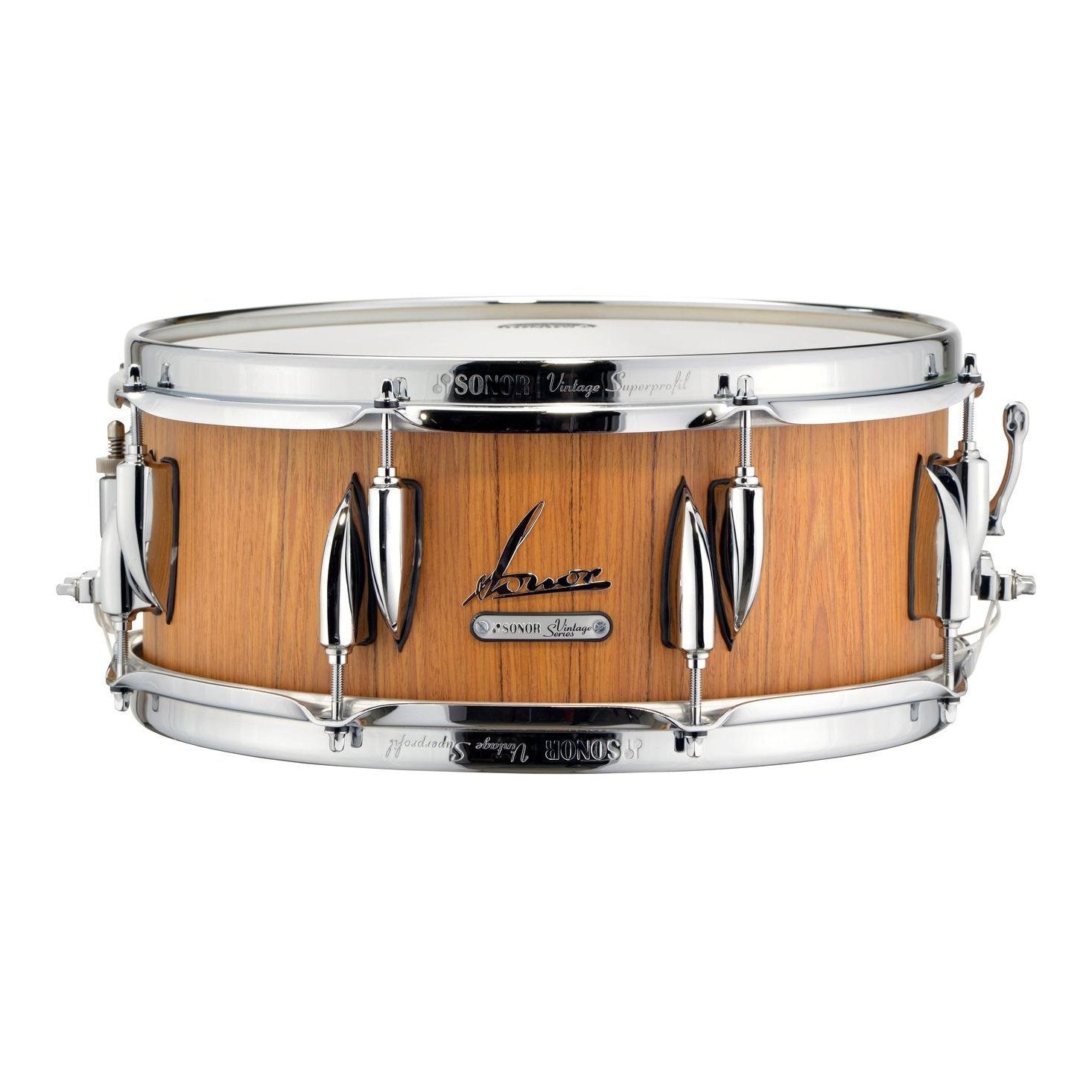 Sonor Vintage Snare Drum 14x5.75 Teak Semi-Gloss - Drum Center Of Portsmouth