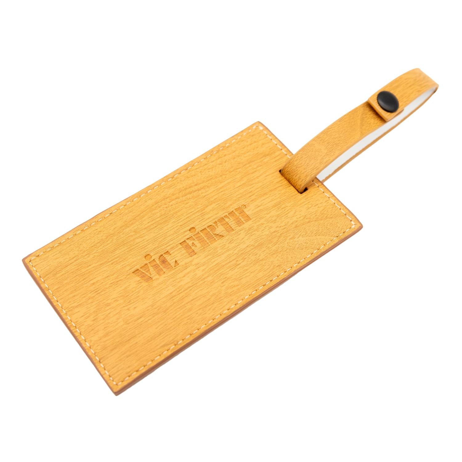 Vic Firth Woodgrain Luggage Tag - Drum Center Of Portsmouth
