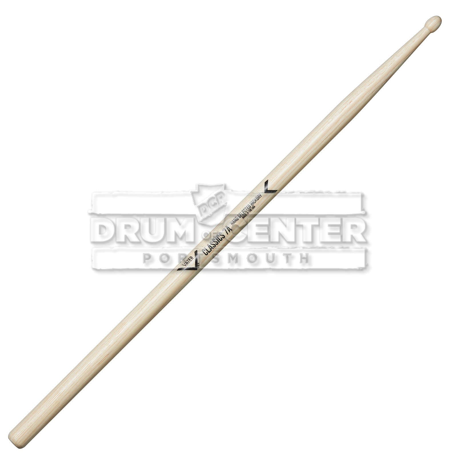 Vater American Hickory Classics 7A Wood Tip Drum Sticks