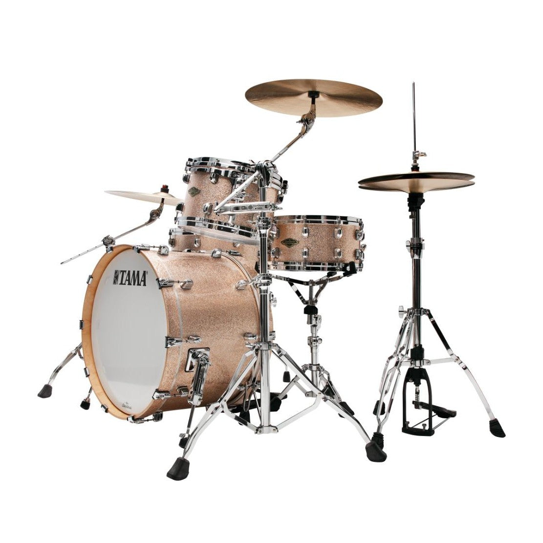Tama Starclassic Walnut/Birch 3pc Drum Set Vintage Champagne Sparkle - Drum Center Of Portsmouth