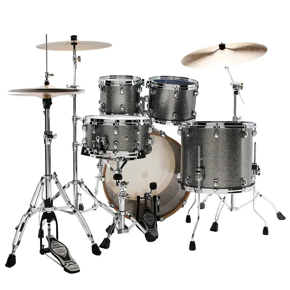 Tama Starclassic Walnut/Birch 4pc Drum Set Smoked Silver Sparkle - Drum Center Of Portsmouth