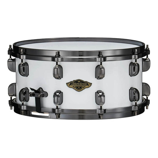 Tama Starclassic Walnut/Birch Snare Drum 14x6.5 Piano White w/Black Hardware - DCP Exclusive! - Drum Center Of Portsmouth