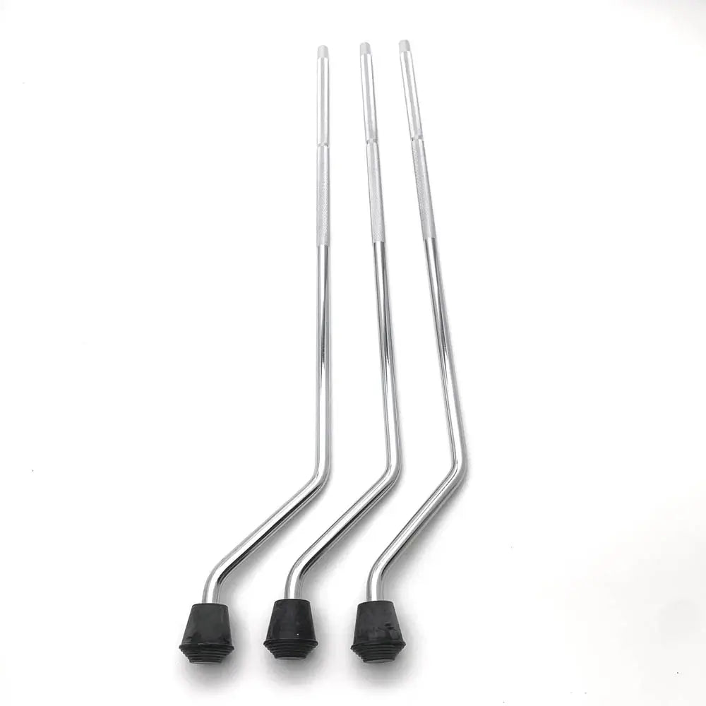 Crush Floor Tom Legs, 10.5mm, Set of 3, Chrome - Drum Center Of Portsmouth