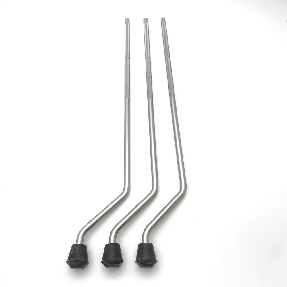 Crush Floor Tom Legs, 10.5mm, Set of 3, Satin Chrome - Drum Center Of Portsmouth