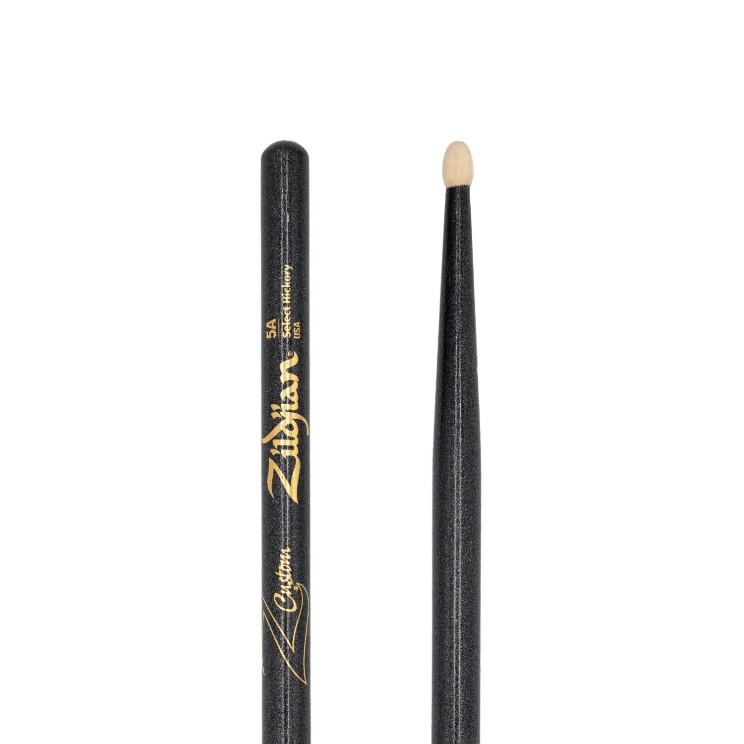 Zildjian Z Custom Limited Edition Drum Sticks 5A Black Chroma, Wood Tip - Drum Center Of Portsmouth