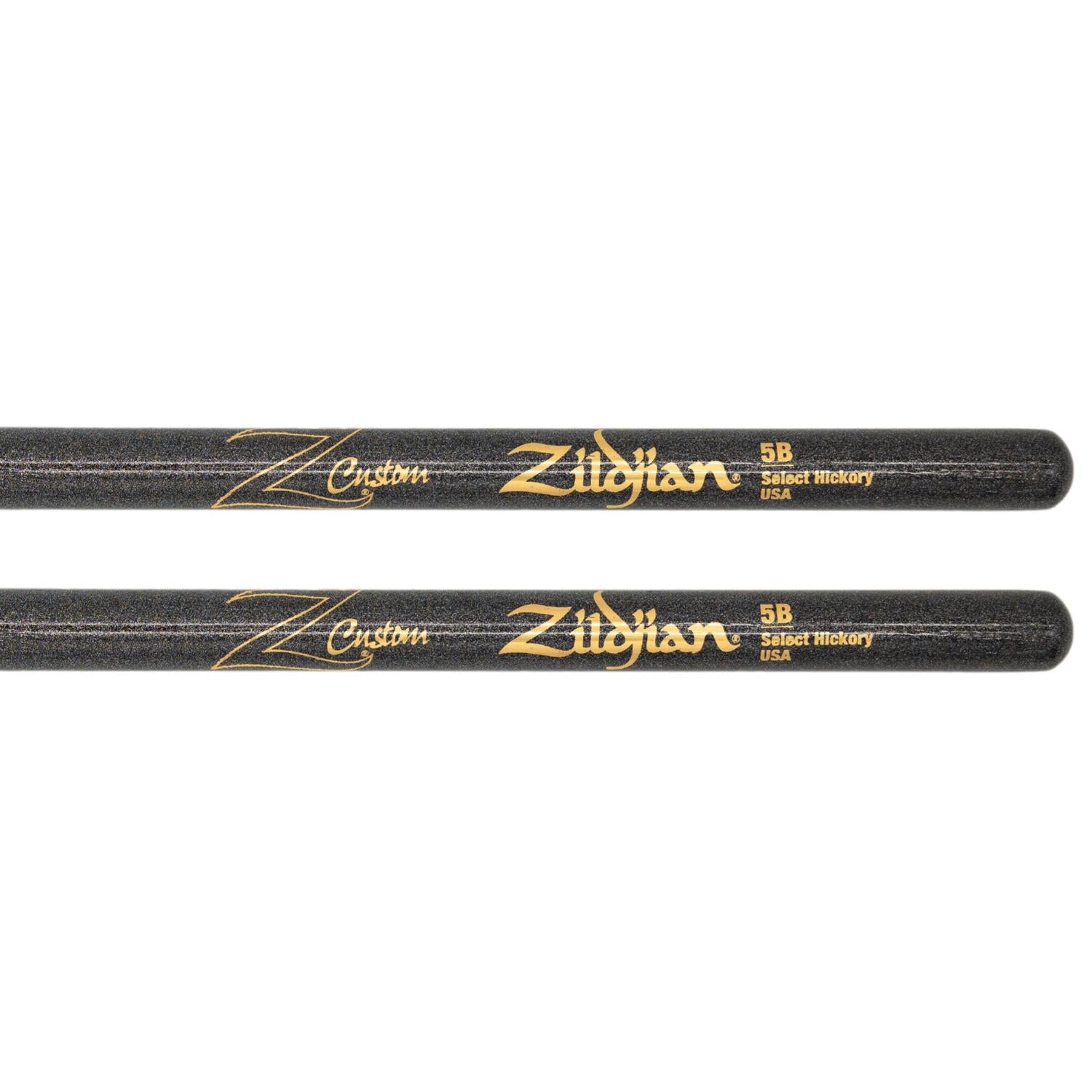 Zildjian Z Custom Limited Edition Drum Sticks 5B Black Chroma, Wood Tip - Drum Center Of Portsmouth