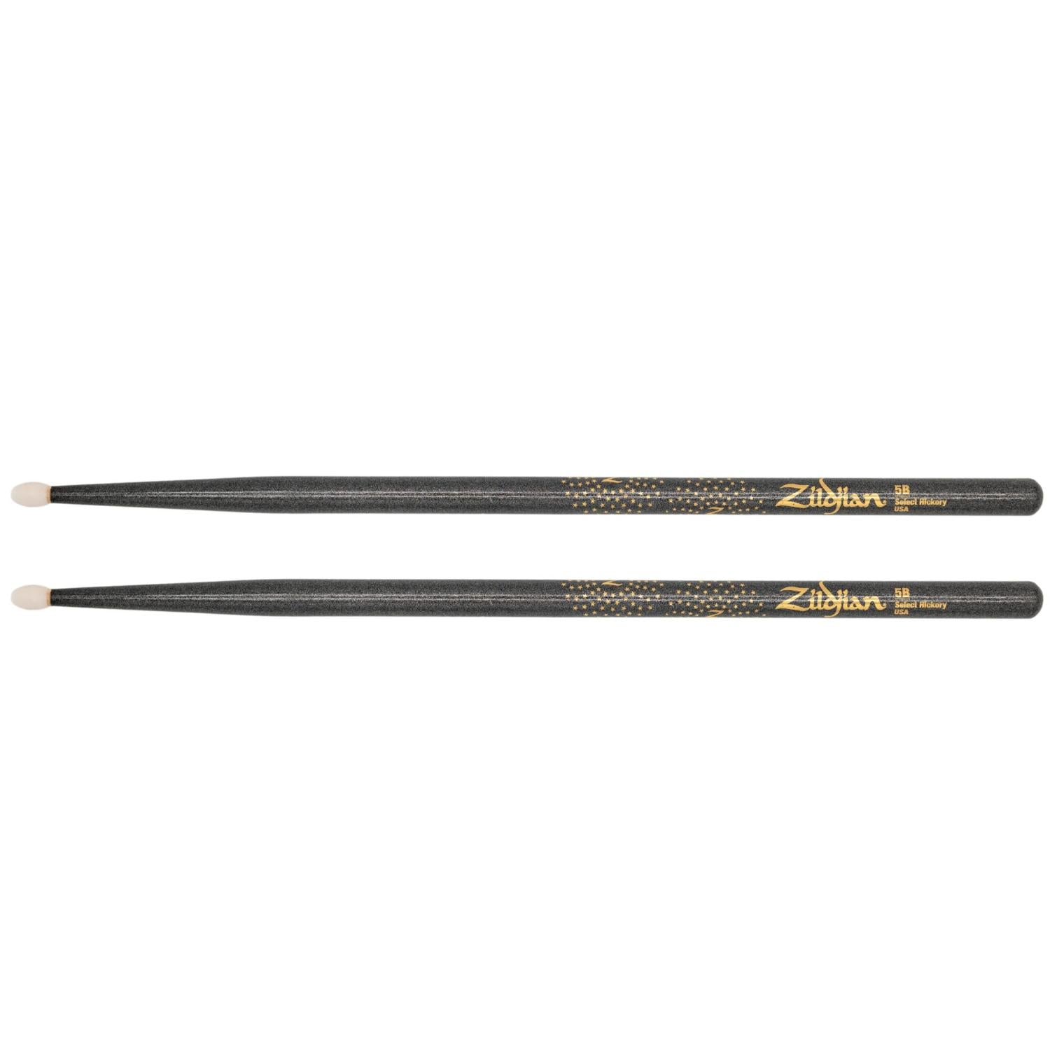 Zildjian Z Custom Limited Edition Drum Sticks 5B Black Chroma, Nylon Tip - Drum Center Of Portsmouth