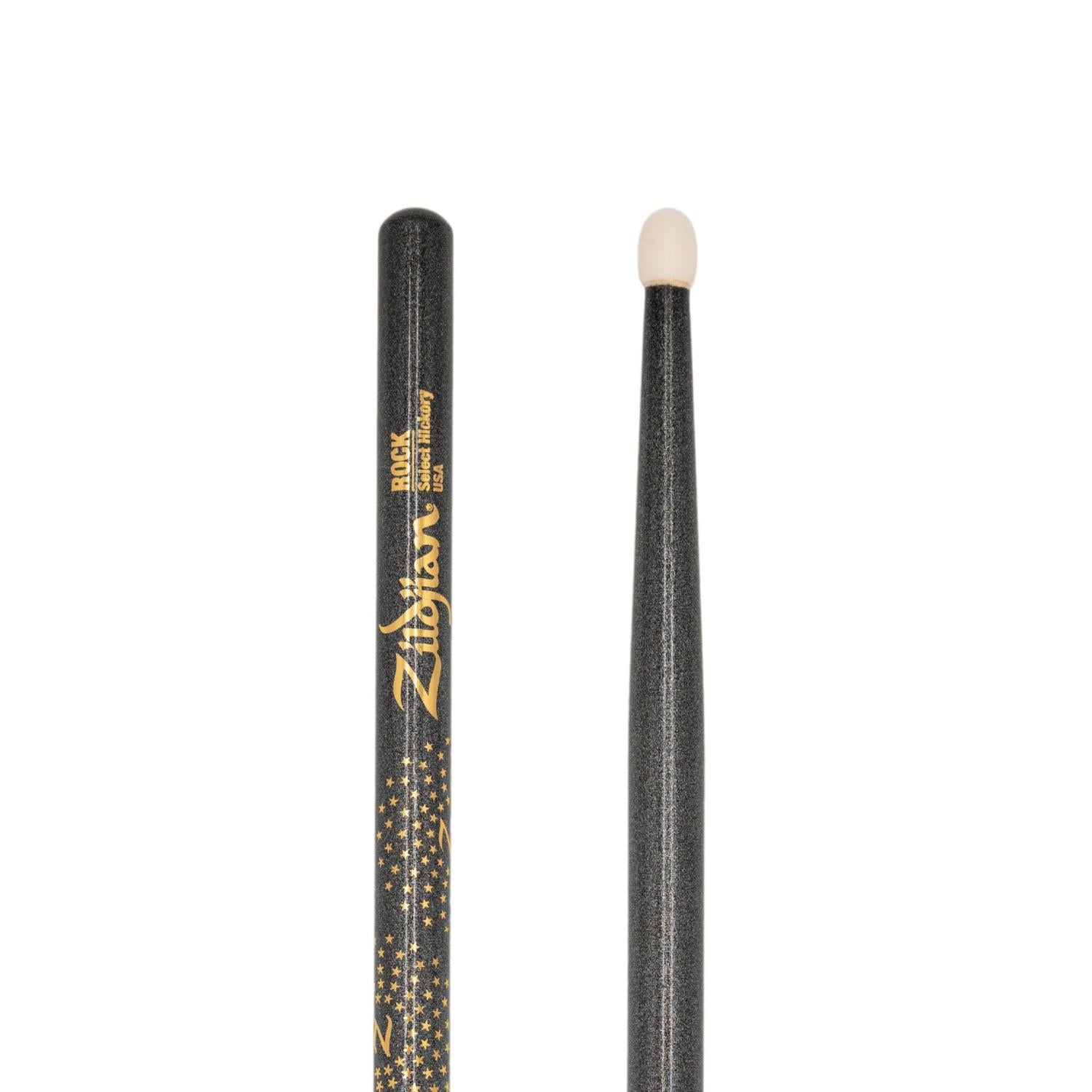 Zildjian Z Custom Limited Edition Drum Sticks ROCK Black Chroma, Nylon Tip - Drum Center Of Portsmouth