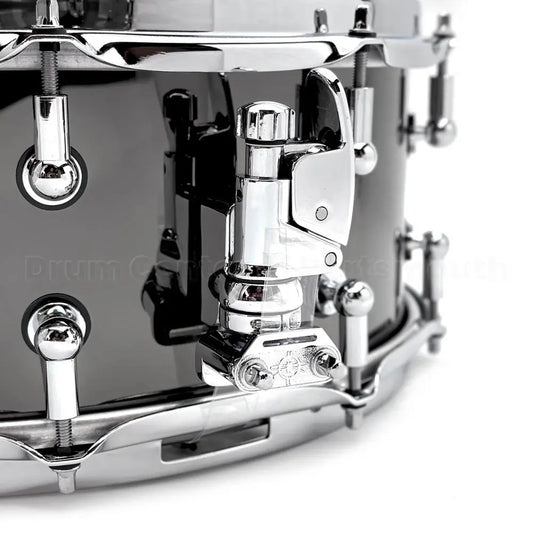 Ahead Black Chrome On Brass Snare Drum 14x6 w/20 Lugs - Drum Center Of Portsmouth