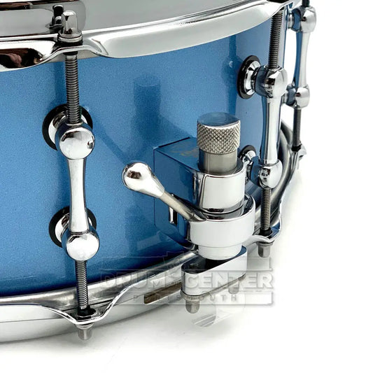 Ahead Steam Bent 1-ply Maple Snare Drum 14x6 Custom Porcaro Blue Finish - Drum Center Of Portsmouth