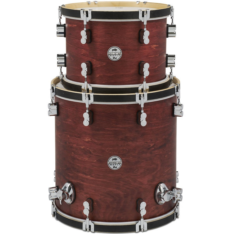 PDP Concept Classic Wood Hoop 13/16 Tom Pack, Oxblood Satin