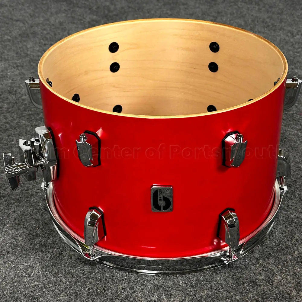 British Drum Company Enigma 5pc Drum Set Satin Scarlett