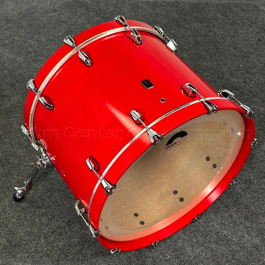 British Drum Company Enigma 3pc Club Drum Set Satin Scarlett