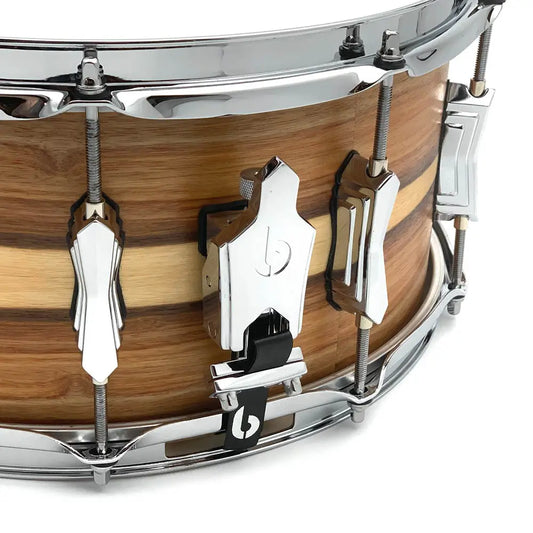 British Drum Company Founder's Reserve Pure Ultra Snare Drum 14x6.5 Wild Eldorado - Drum Center Of Portsmouth