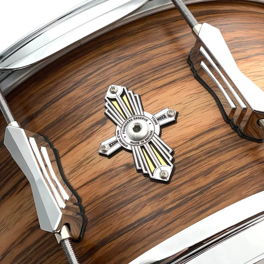 British Drum Company Founder's Reserve Pure Ultra Snare Drum 14x6.5 Wild Mango - Drum Center Of Portsmouth