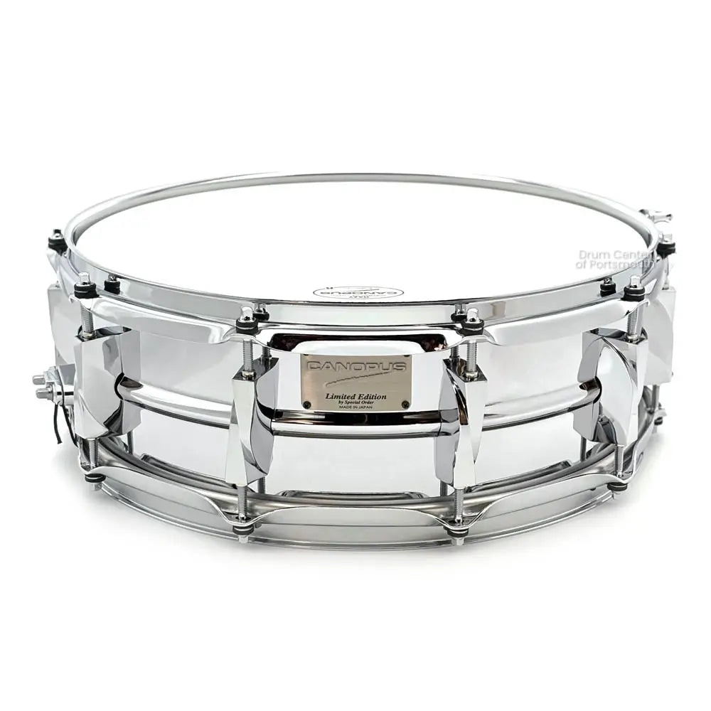 Canopus Limited Edition Beaded Steel Snare Drum 14x5 - Second Line - Drum Center Of Portsmouth