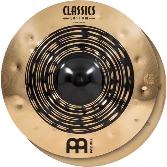 Used Meinl Classics Custom Dual Series Hi Hat Cymbal 14 - Drum Center Of Portsmouth