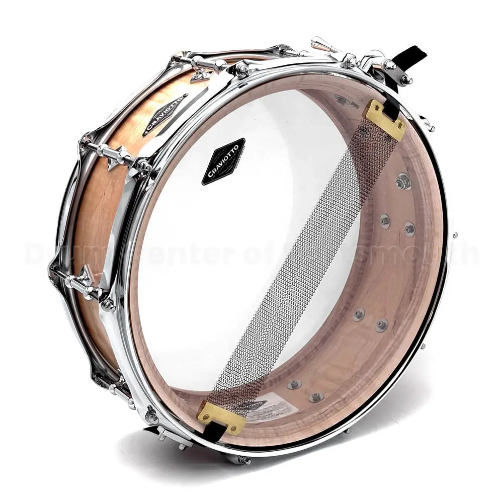 Craviotto Custom Shop Curly Maple Snare Drum 14x5 - Drum Center Of Portsmouth