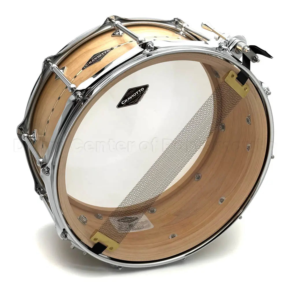 Craviotto Custom Shop Maple Snare Drum 14x6.5 w/Maple Inlay - Drum Center Of Portsmouth
