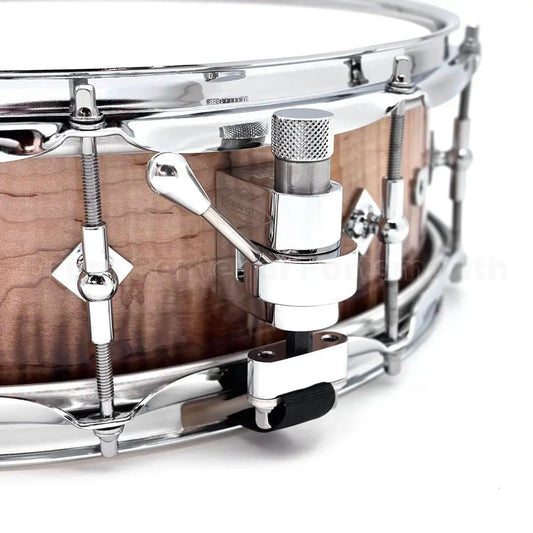 Craviotto Heirloom Figured Curly Maple Snare Drum 14x4.5 Burnt Fade - Drum Center Of Portsmouth