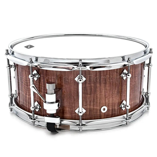 Craviotto Heirloom Figured Curly Maple Snare Drum 14x6 Burnt - Drum Center Of Portsmouth