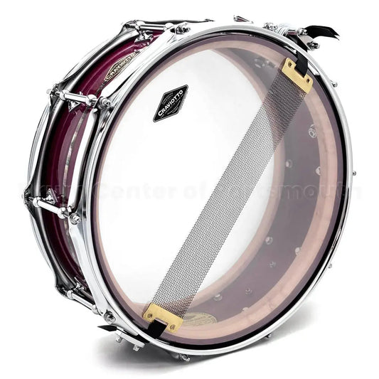 Craviotto Heirloom Purpleheart Snare Drum 14x5 w/Black Tahitian Abalone Inlay - Drum Center Of Portsmouth