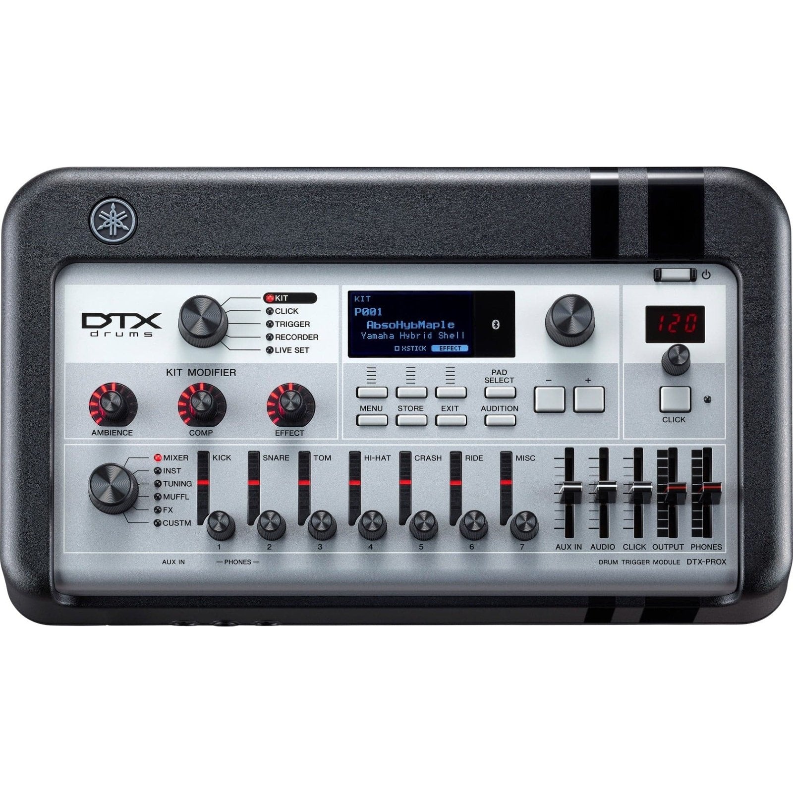 Yamaha DTX10K-M BF Electronic Drum Set - Black Forest