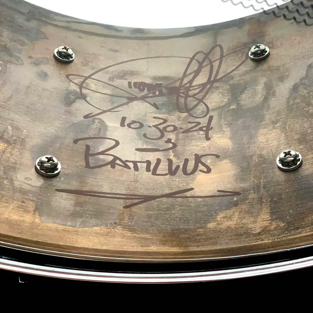 Dunnett Classic Model K Kast Bronze Snare Drum 14x7 Antique Finish - Drum Center Of Portsmouth
